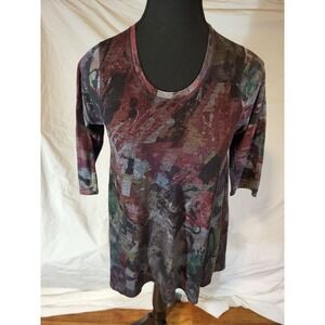 Inoah Sizs XS Art To Wear Long Sleeve Sweater